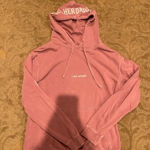 Pink Call Her Daddy “I am unwell” sweatshirt